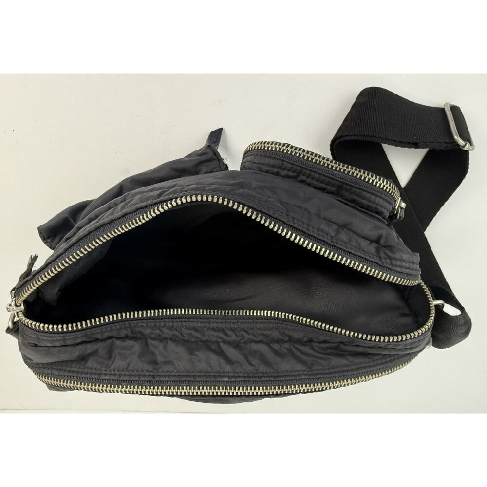 EigenPost‎ Crossbody Travel Purse Bag Black Lightweight Pockets Adjustable Strap - Picture 7 of 13